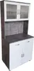 Küchenbuffet mit Glasteil Beton Weiß Blanca Produktbild-Vorschau 3