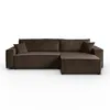 Gepolstertes Ecksofa CARLOS XL Cord Poso 06 Produktbild-Vorschau 3