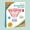 Relaxdays Basketballkorb Wandmontage, inkl. Netz & Dübel, Produktbild-Vorschau 6
