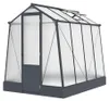 Westmann Aurora 68 Serre avec fondation Anthracite 2,5x2 m Voir les images du produit 3