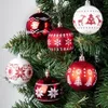 Christmas tree ornaments hanging on a tree. Produktbild-Vorschau