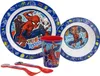 Set di piatti Spiderman Set di stoviglie per bambini da 5 Anteprima dell’immagine prodotto 1