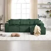 Modulares Sofa Set mit Chaiselongue & 2-Sitzer, weicher Produktbild-Vorschau 8