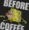 SpongeBob SquarePants - "Before Coffee Meme" T-Shirt für Produktbild-Vorschau 3