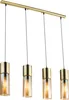 Globo Lighting závesné svietidlo kov mosadznej farby, 4x Náhľad obrázku produktu 6