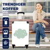 MuchoWow® Koffer Handgepäck Trolley Rollkoffer Kleine Produktbild-Vorschau 2