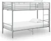 Etagenbett Grau Metall 90×200 cm Produktbild-Vorschau 1