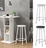 Tabouret de bar Vicco Edmonton Blanc 31.5x64cm 2 pièces, Voir les images du produit 2
