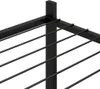 vidaXL Stojan na květiny 83x25x100 cm Černá litina Náhled obrázku produktu 5