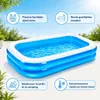 Eddy Toys Pool Aufblasbar Rechteckig mit Ablassventil und Produktbild-Vorschau 6