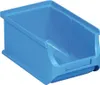 A blue plastic storage bin is shown against a white background. Náhled obrázku produktu