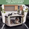 Faltbare Hundebox Transporttasche Transportbox Auto Katze Produktbild-Vorschau 3