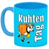 Kuhten Tag Kaffeebecher Hellblau in blau mit Kuh zum Thema Produktbild-Vorschau 2