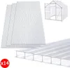 FIVMEN 14x polycarbonate alvéolaire 4mm - 10,25 m² plaque Voir les images du produit 3