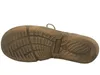 The image shows the sole of a brown shoe. Voir les images du produit