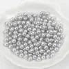 Perles de cire env. 100 pièces, 8mm, argent clair Voir les images du produit 1