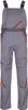 A pair of gray and orange work overalls. Produktbild-Vorschau