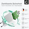 CELLONIC Doppel USB und USB C Ladegerät Netzstecker Produktbild-Vorschau 3