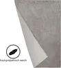 A gray blanket is shown unfolded, revealing its soft texture. Produktbild-Vorschau