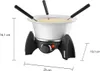 Elektrischer Fondue-Topf von Unold, weiß, mit 3 Gabeln. Maße: 16,1 cm hoch, 19,1 cm Ø,         
25 c Produktbild-Vorschau