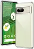 A clear protective case is shown on top of a Google Pixel 7 phone. Produktbild-Vorschau