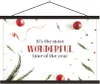 MuchoWow® Textilposter Winter - Weihnachten - Zitat 150x100 Produktbild-Vorschau 1