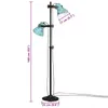 vidaXL Lampadaire 25 W bleu 25x25x90/140 cm E27 Voir les images du produit 10