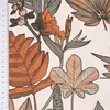 SCHÖNER LEBEN. Kissenhülle Retro Blätter Blumen weiß orange Produktbild-Vorschau 5