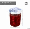 Sada 12 kusů sklenic na zavařování 435 ml s víčky Alpen Náhled obrázku produktu 7