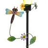 LED Solar Gartenstecker Glühbirne mit Libelle - 5 warmweiße Produktbild-Vorschau 4