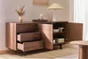 Miliboo - Design-Sideboard Vintage 160 cm Nussbaum MANNY Produktbild-Vorschau 2