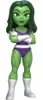 FUNKO Rock Candy: Marvel - She-Hulk, Sammelfigur, Film & Produktbild-Vorschau 2