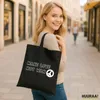 Huuraa Jutebeutel Make Love not War 10 Liter Black Produktbild-Vorschau 2