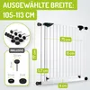 BOMI® Kinderbeveiligingshek om te klemmen, 83-243 cm | 90° Productafbeelding-voorbeeld 2