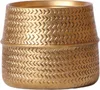 Kolibri Home | Groove Blumentopf - Goldene Keramik Ornament Produktbild-Vorschau 9