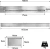 100 cm in acciaio inox bruciatore a bioetanolo caminetti a Anteprima dell’immagine prodotto 2