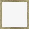 A square picture frame with a gold antique finish. Produktbild-Vorschau