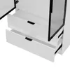 Kleiderschrank Weiß Hochglanz 90x50x220cm, Produktbild-Vorschau 2