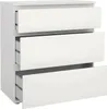 Kommode - Weiß 40x76,8x83,7h cm Produktbild-Vorschau 5