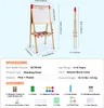 SucceBuy 3-in-1-Kunststaffelei für Kinder, doppelseitiges Produktbild-Vorschau 7