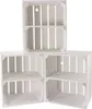 3er Set neue weiße/weisse Obstkiste mit Produktbild-Vorschau 1