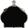 Clayre & Eef Spiegel Krone 30x30 cm Silberfarbig Kunststoff Produktbild-Vorschau 2