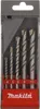 A set of five drill bits in a clear plastic case with a red base. Náhľad obrázku produktu