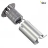 A product shot of a recessed floor light with its components separated. Produktbild-Vorschau