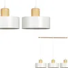 Two pendant lights are shown from the front, and a three-light pendant fixture is shown from the front. Náhľad obrázku produktu