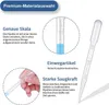 A diagram explaining the features of plastic transfer pipettes. Produktbild-Vorschau