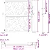 vidaXL Cancello da giardino nero 100x100 cm in acciaio Anteprima dell’immagine prodotto 8