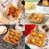 50x Air Fryer Backpapier 20x20 cm Heißluftfritteuse Einweg Produktbild-Vorschau 4
