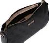 A close-up view of an open black Guess handbag. Anteprima dell’immagine prodotto