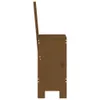 Barhocker 2 Stk. Honigbraun 40x42x120 cm Massivholz Kiefer Produktbild-Vorschau 5